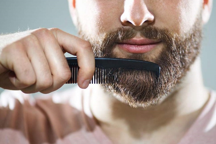 combing the beard