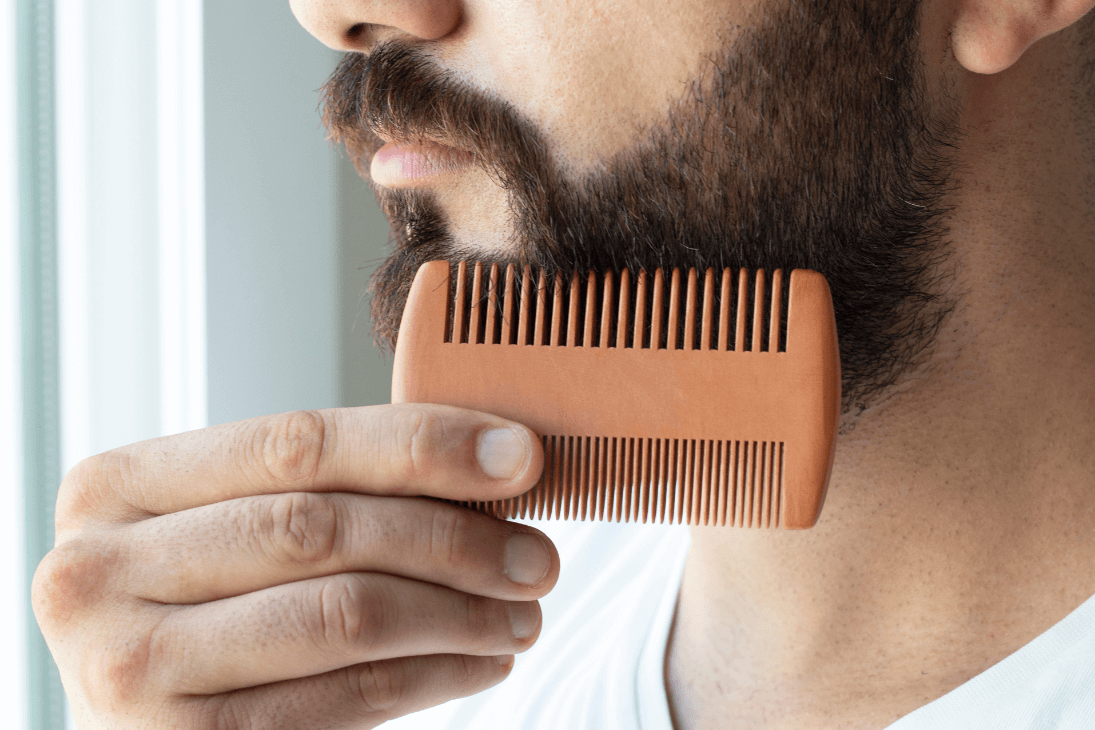 combing the beard