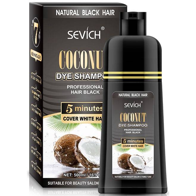 Sevich Coconut Hair Dye Shampoo 500ml