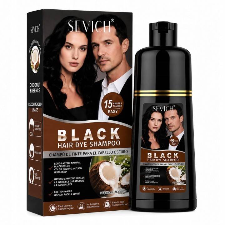 Sevich Coconut Hair Dye Shampoo 500ml