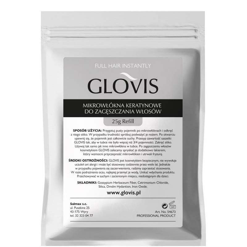 Mikrowłókna do włosów - Saszetka Glovis 25g